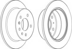 Тормозной диск задний OPEL VECTRA A Brembo 08.5879.10