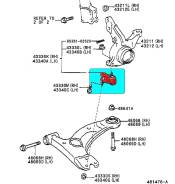 Шаровая опора. Toyota: Allion, Allex, Sprinter Trueno, Corolla, Opa, Sprinter, Vista, Sprinter Carib, Vista Ardeo, Prius PHV, Matrix, Corolla Runx, Pr...