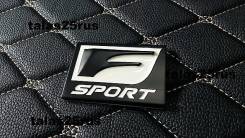 Эмблема Lexus F-Sport, на крыло ( Черная )