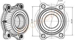 Ступица RR INFINITI G35/NISSAN SKYLINE/STAGEA 01- NTN HUB221-7