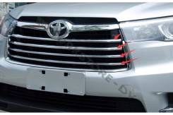Молдинг решетки радиатора. Toyota Highlander