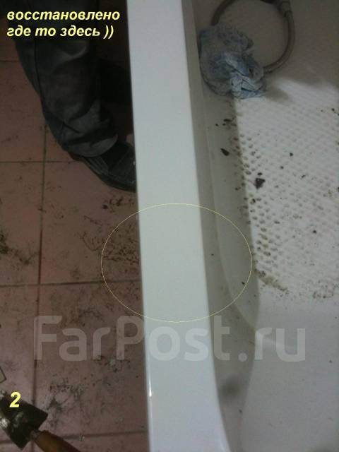 Реставрация акриловых ванн, душевых кабин (сквозные трещины, проломы ...