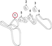 Ремень. Ford F350 Ford F250 Ford F-450 Ford F450