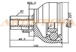 Шрус подвески. Mazda Axela, BK3P, BK5P, BKEP Mazda Mazda3