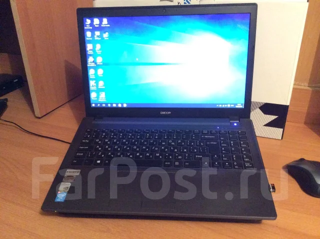 DEXP Atlas H155. 15.6", 3,2����, ��� 4 ��, ���� 500���, WiFi: 1, Bluetooth: 1 ����