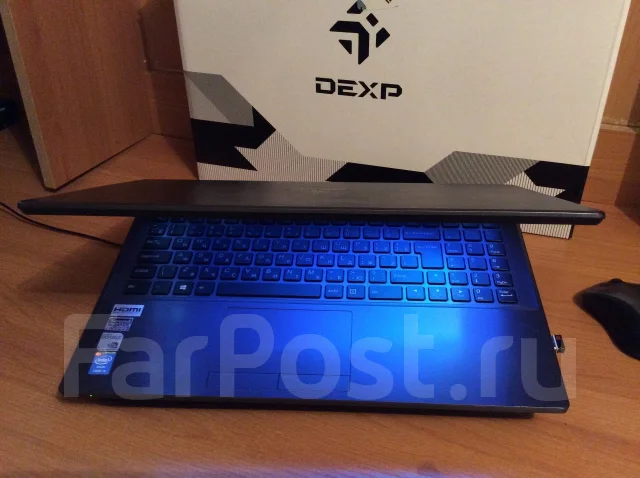 DEXP Atlas H155. 15.6", 3,2����, ��� 4 ��, ���� 500���, WiFi: 1, Bluetooth: 1 ����