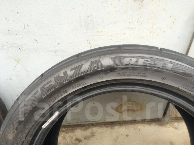 Bridgestone Potenza RE-11A. ������, 2013 ���, �/�, ����� 50 % ����