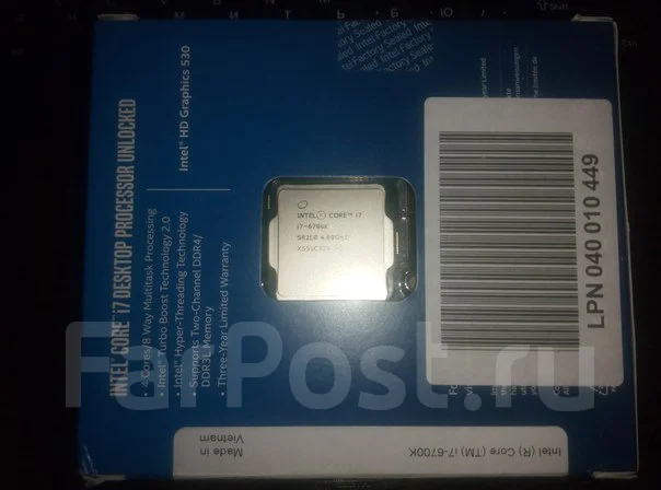 Intel Core i7-6700K ����