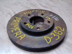 Диск тормозной. Nissan Tino, V10M Nissan Primera, P12E Двигатели: QG18DE, SR20DE, YD22DDTI, F9Q, QG16DE, QR20DE, YD22DDT