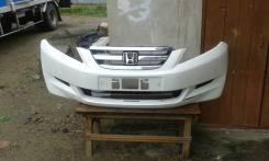 Продам передний бампер на хонду эдикс ВЕ1 2004г + фары, радиатар. Honda Edix