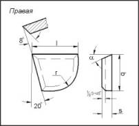 Пластина напайная 06100 ВК6