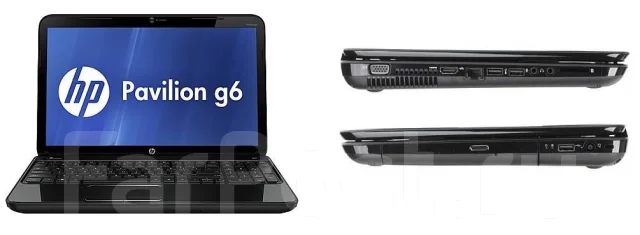 HP Pavilion g6-2137sr. 15.6", 2,3����, ��� 6 ��, ���� 750���, WiFi: 1, Bluetooth: 1, ����������� �� 5��. ����