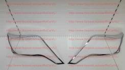 Накладка на фару. Toyota Land Cruiser Prado, GDJ150L, GDJ150W, GDJ151W, GRJ150, GRJ150L, GRJ150W, GRJ151, GRJ151W, KDJ150L, TRJ150, TRJ150W