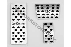 Накладка на педаль. Toyota Land Cruiser, GRJ200, J200, URJ200, URJ202, URJ202W, UZJ200, UZJ200W, VDJ200