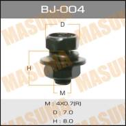 Болт с гайкой BJ004 "MASUMA" М 4х8х0,7 уп.15шт.