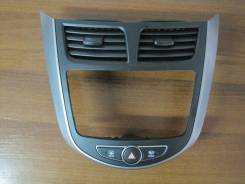 Консоль панели приборов. Hyundai Solaris, RB Двигатели: G4FA, G4FC