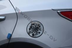 Лючок топливного бака. Hyundai Santa Fe