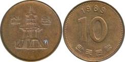 10 вон 1989 год. Корея.