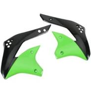 Обтекатель радиатора Polisport K KX450F 09-11 черный/зеленый