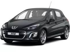 Стекло боковое. Peugeot 308
