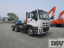 Isuzu Giga. Тягач Isuzu GIGA (EXZ52K), 15 681 куб. см., 59 955 кг., 6x4