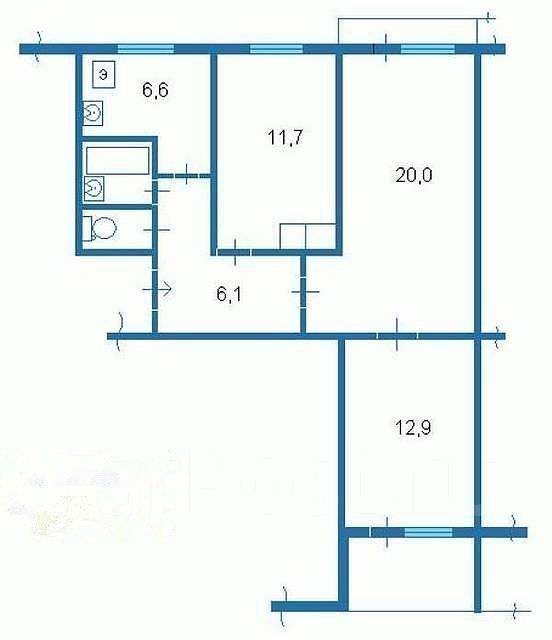 Продам 3-комнатную квартиру на котельникова, 26 - 3-комнатна.