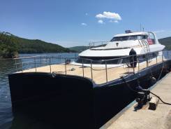 Аренда быстроходного VIP катамарана, моторной яхты, катера. 25 человек, 40 км/ч