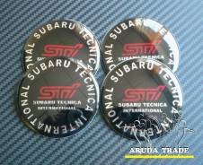 Заглушки, накладки на литье Subaru STI (алюминий)