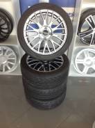 Резина tigar syneris 195/45+диски promo "GT" тёмное серебро р16 4х98. 6.5x16 4x98.00 ET32 ЦО 58,6 мм.