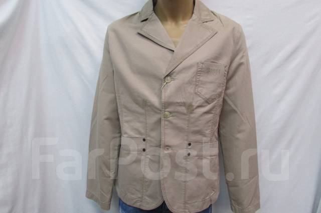 Император. Пиджак Vinci беж, плотный хлопок, Турция, L-2XL. -70%, 52 ...