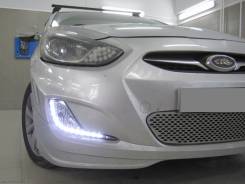 Фара противотуманная. Hyundai Accent Hyundai Solaris
