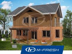 M-fresh Like! (Проект дома с солнечным эркером! Вам понравится! ). 200-300 кв. м., 2 этажа, 5 комнат, комбинированный
