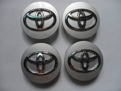 Колпачки Toyota 55мм-57мм 60.1мм-62мм Заглушки на диски. Комп 4 штуки. Диаметр 16", 1 шт.