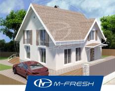 M-fresh Adrenaline! -зеркальный (Посмотрите проект комфортного дома! ). 200-300 кв. м., 1 этаж, 4 комнаты, бетон