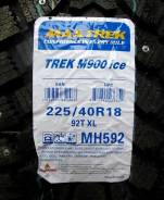 В НАЛИЧИИ Maxtrek ОТ BRIDGESTONE, 225/40R18. Зимние, шипованные, 2017 год, без износа, 4 шт