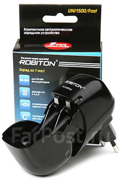 Зарядное устройство Robiton Uni 1500/Fast Микропроцессорный 06301 ...