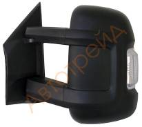 Зеркало FIAT DUCATO/PEUGEOT BOXER/CITROEN JUMPER 06- LH 8 контактов, длинное SAT ST-FT76-940-D2