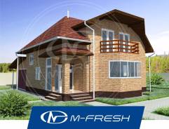 M-fresh Frankfurt (Одноэтажный дом с мансардой). 100-200 кв. м., 1 этаж, 4 комнаты, кирпич