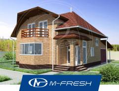 M-fresh Frankfurt-зеркальный (Витраж в гостиной с эркером). 100-200 кв. м., 1 этаж, 4 комнаты, кирпич