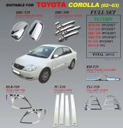 Накладка на стойку. Toyota Corolla, ZZE120, NZE121, ZZE120L