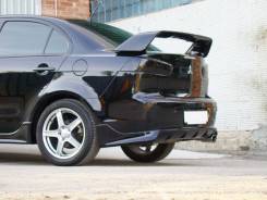 Накладка на бампер. Mitsubishi Lancer
