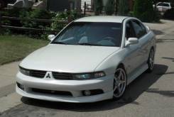 Накладка на бампер. Mitsubishi Galant