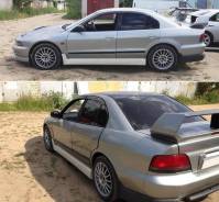 Порог пластиковый. Mitsubishi Galant