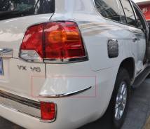 Накладка на бампер. Toyota Land Cruiser