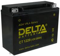 Delta. 20 А.ч., правое крепление, производство Китай