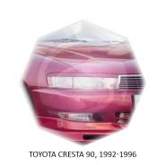 Реснички на фары Toyota Cresta 1992-1996гг. во Владивостоке Накладка на фару. Toyota Cresta, GX100, JZX100, LX100