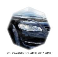 Реснички на фары Volkswagen Touareg 2007-2010г во Владивостоке Накладка на фару. Volkswagen Touareg, 7L6, 7L7, 7LA AYH, BAC, BAR, BHK, BHL, BJN, BKS, BLE, BLK, BPD, BPE, BWF, CASA, CASC, CATA, CBWA, CFRA