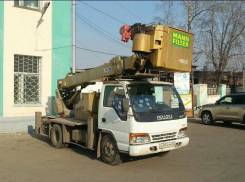 Isuzu Elf. Автовышка , 4 334 куб. см., 15 м.