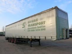 Schmitz. Полуприцеп тентованный S01 2004г. коники., 32 200 кг.