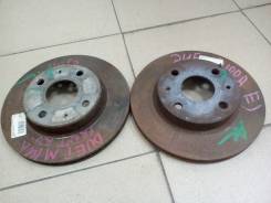Диск тормозной. Toyota Duet, M110A, M111A, M100A, M101A Toyota Passo, QNC10, KGC15, KGC10 Двигатели: K3VE, EJDE, EJVE, 1KRFE